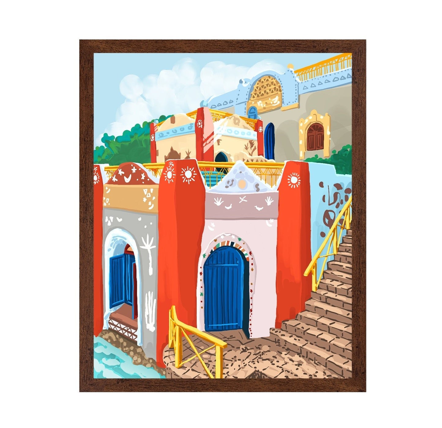 Colorful Desert Village