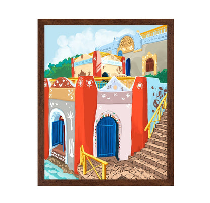 Colorful Desert Village