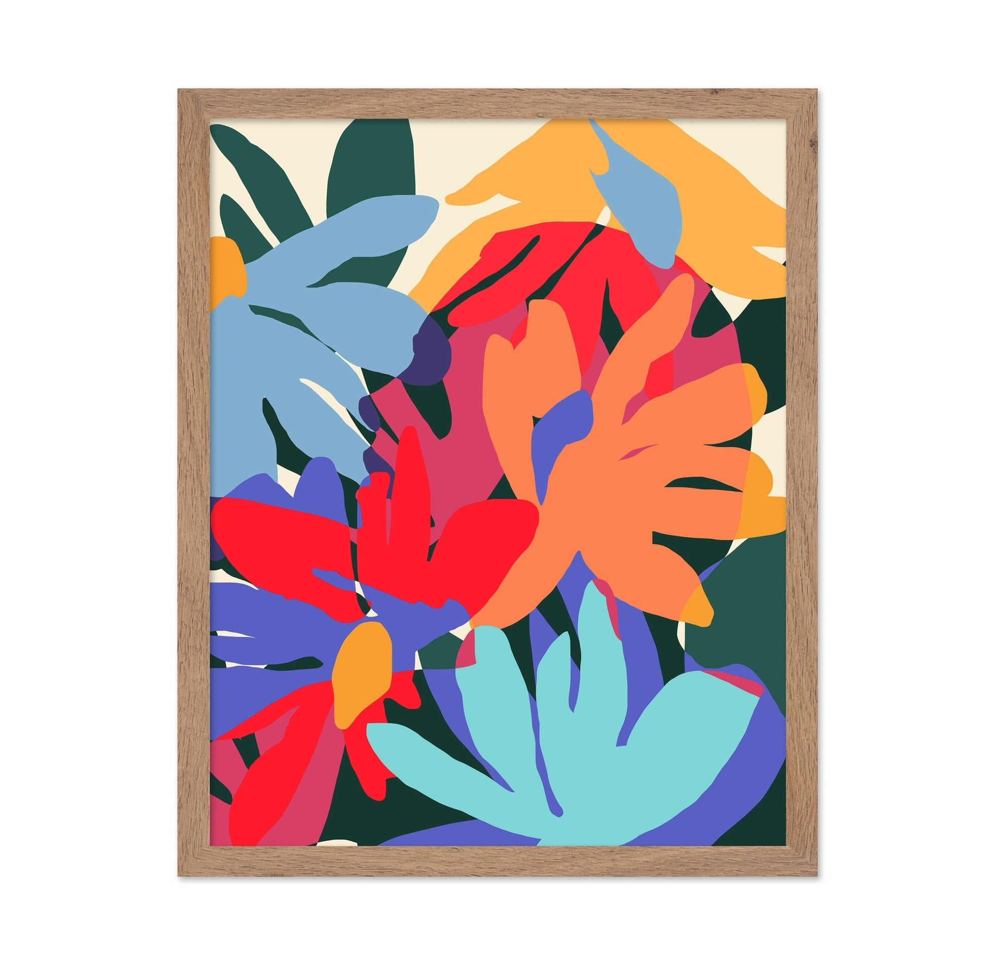 Bold Floral Shapes No2