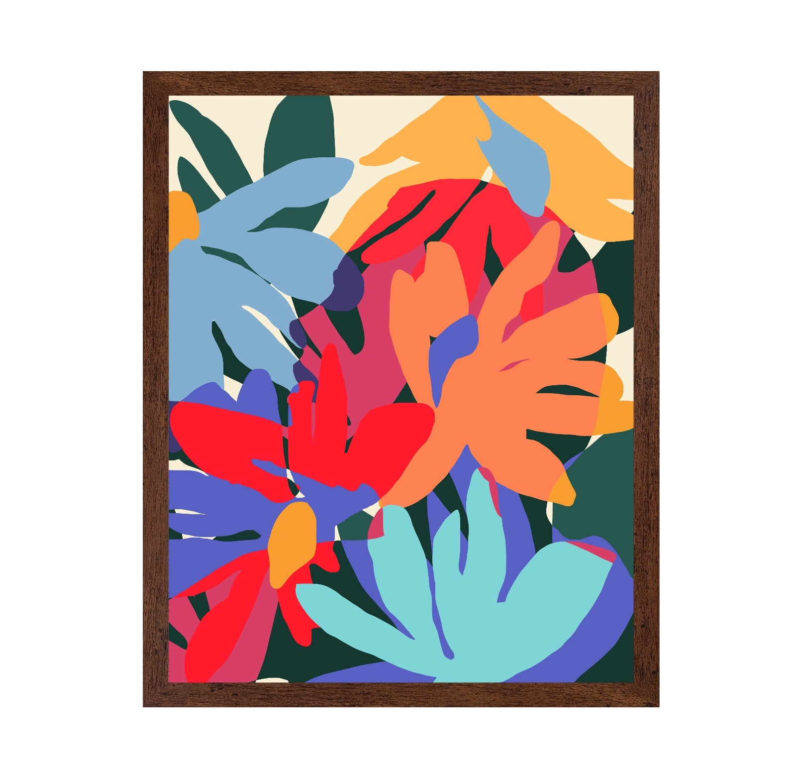Bold Floral Shapes No2