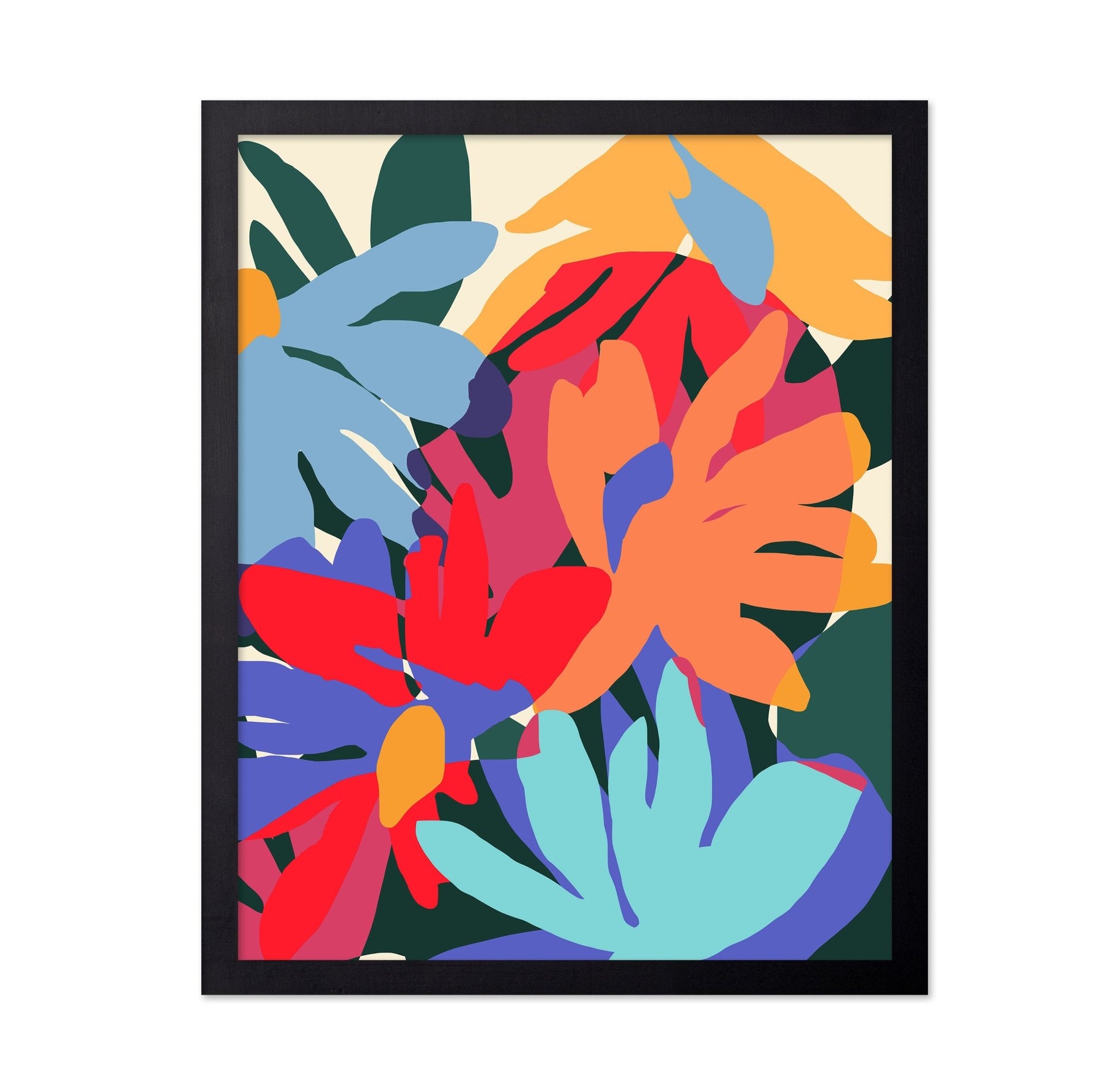 Bold Floral Shapes No2