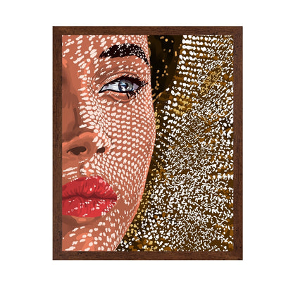 Freckled Face Portrait