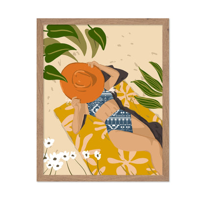 Beach Sun Hat Escape