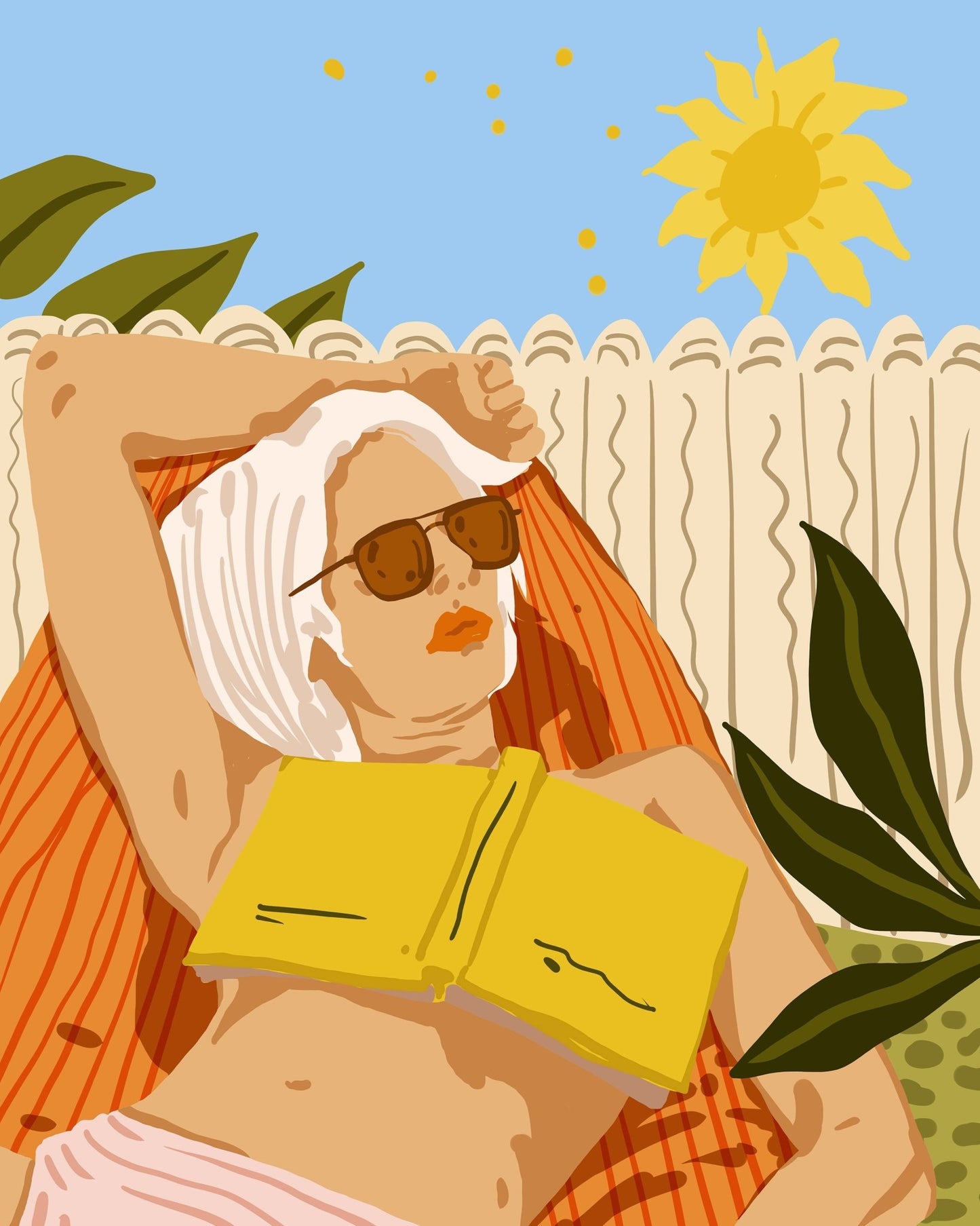 Sunny Poolside Relax