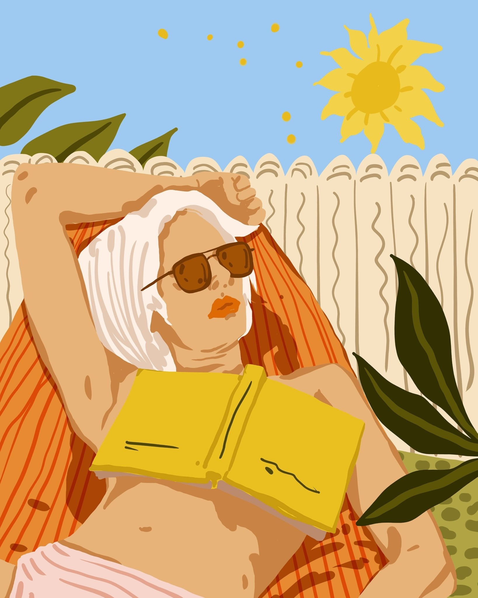 Sunny Poolside Relax