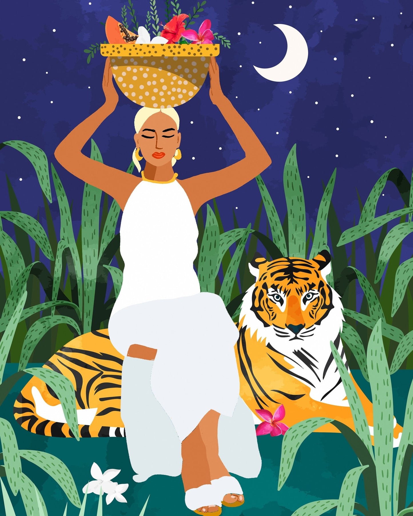 Moonlit Jungle Queen