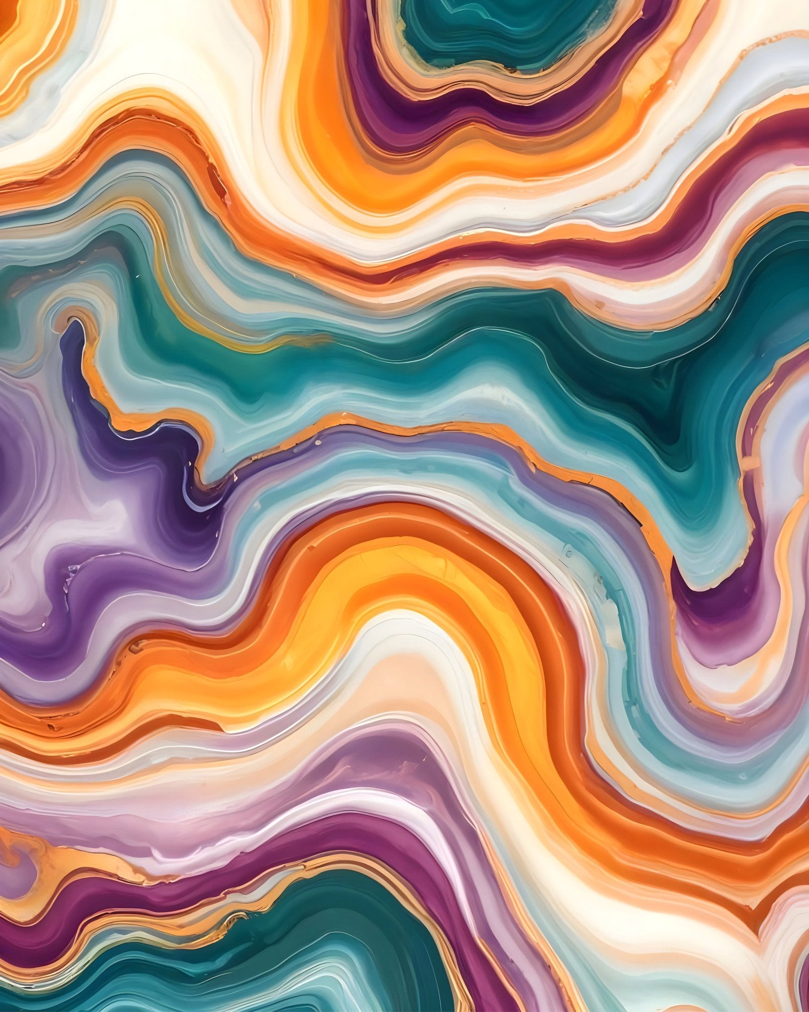 Vibrant Flow Layers