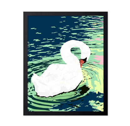 Graceful White Swan