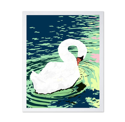 Graceful White Swan