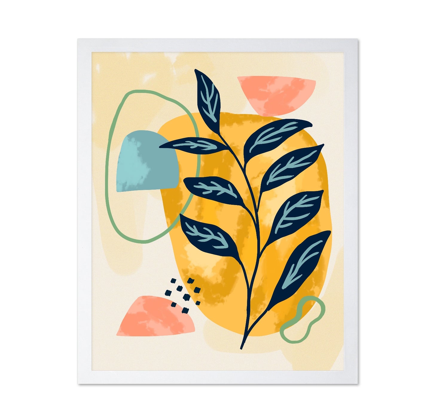 Abstract Botanical Shapes