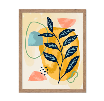 Abstract Botanical Shapes