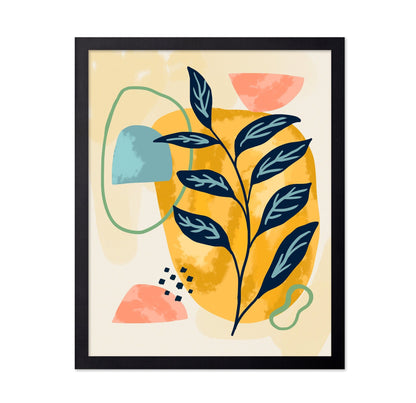 Abstract Botanical Shapes