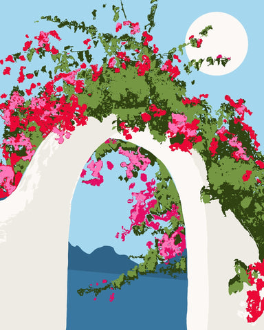 Floral Archway View