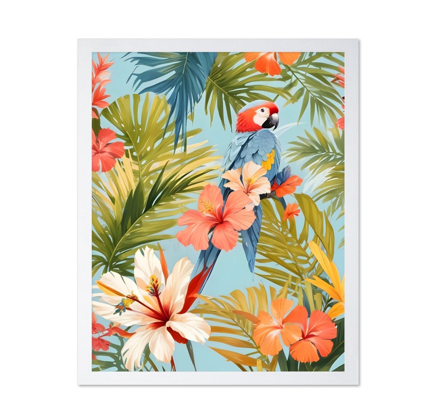 Tropical Parrot Bloom No1