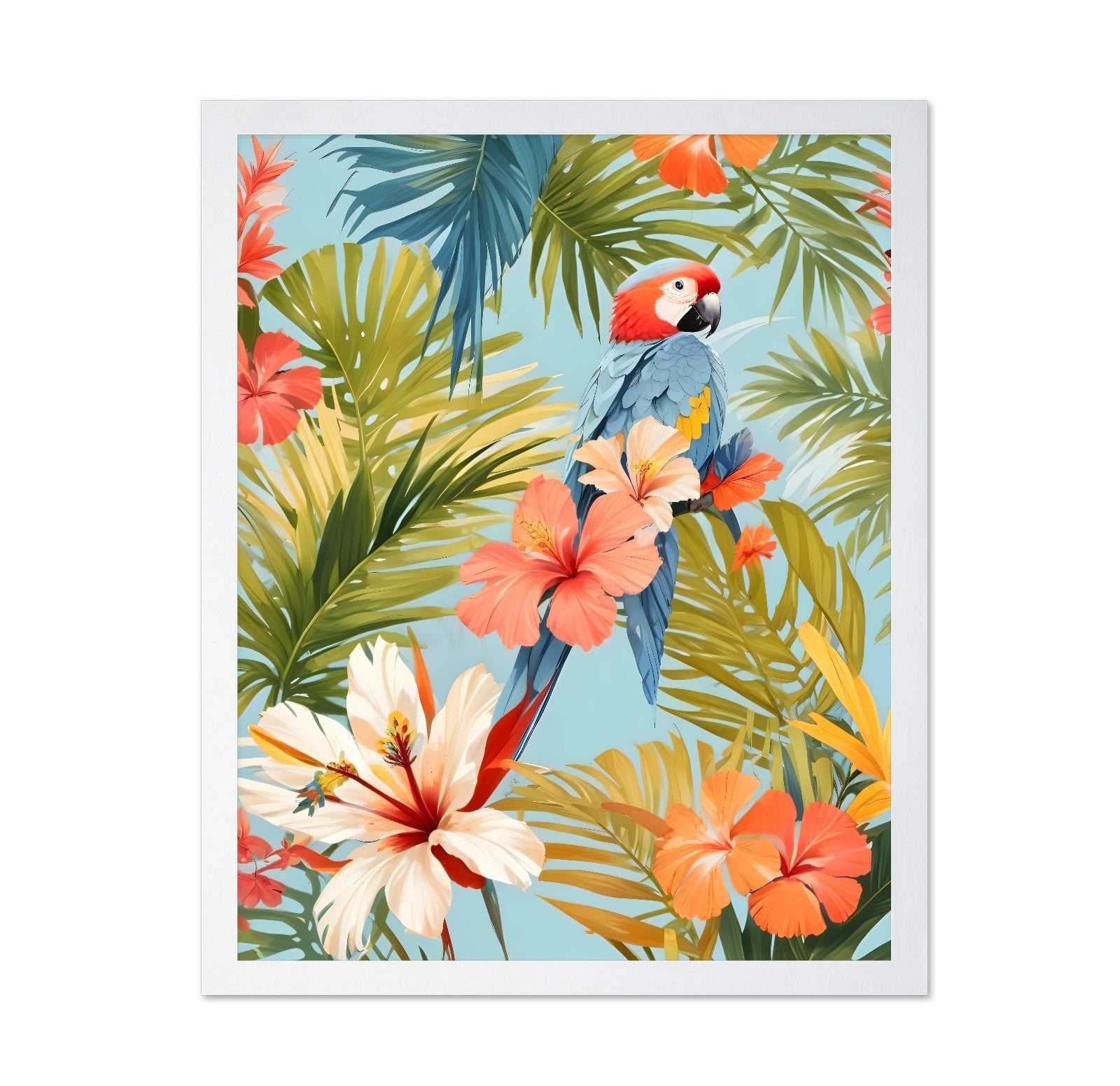 Tropical Parrot Bloom No1