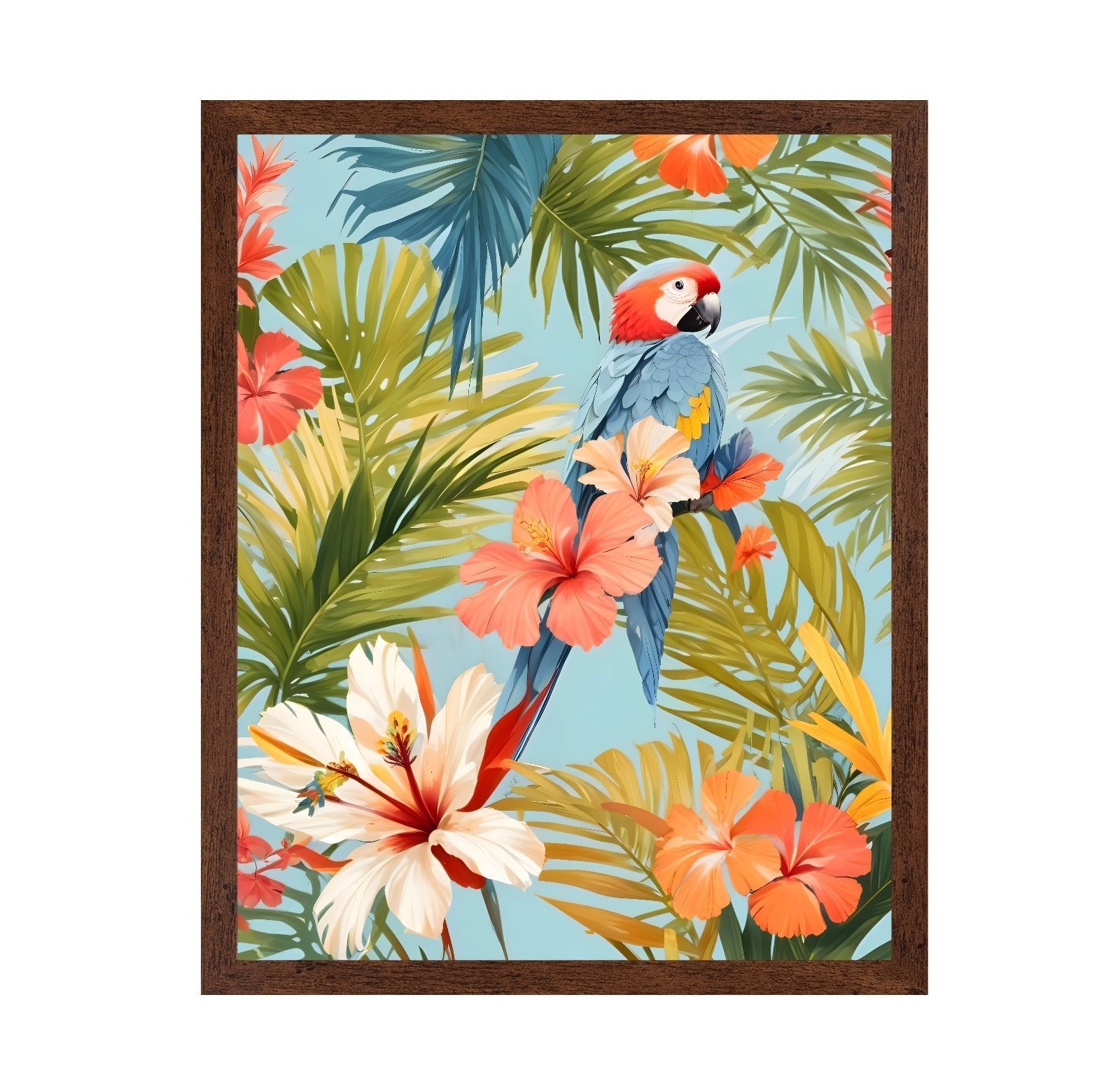 Tropical Parrot Bloom No1