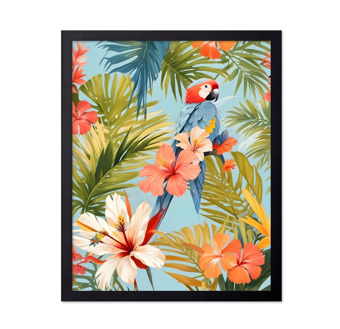 Tropical Parrot Bloom No1