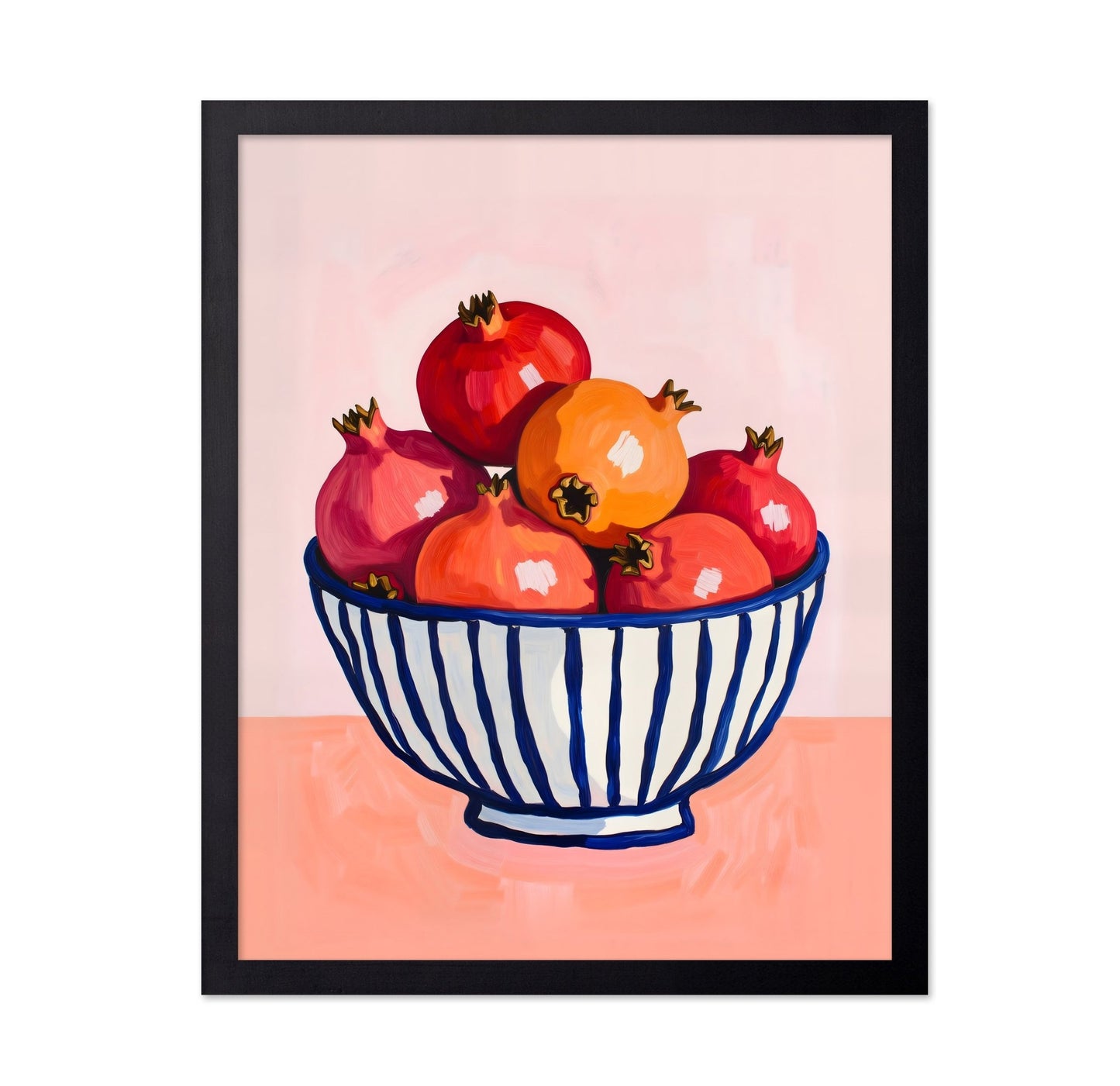 Pomegranate Bowl Still Life