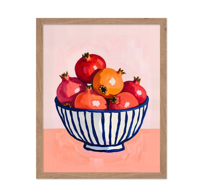 Pomegranate Bowl Still Life