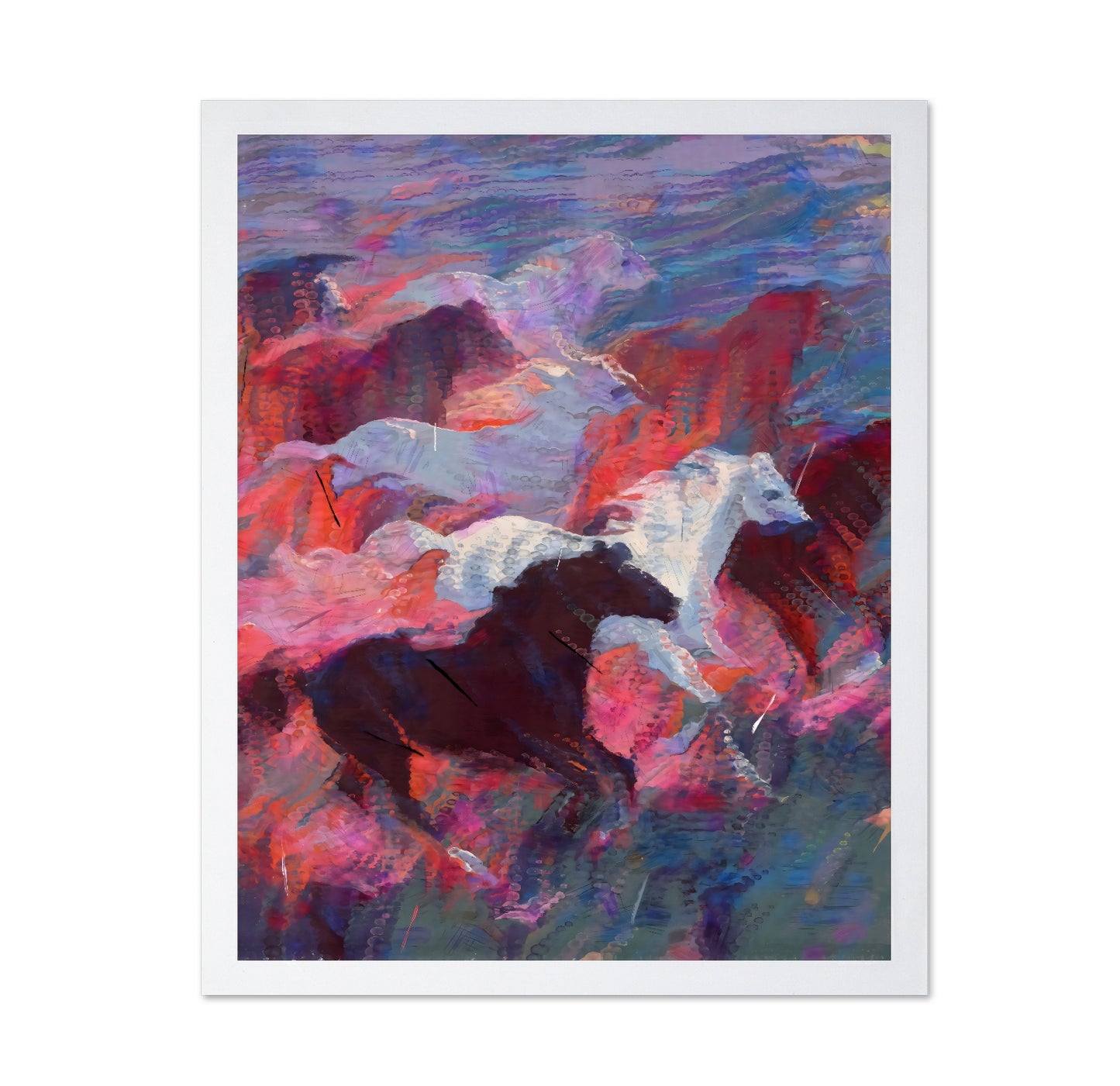 Crimson Ocean Drift
