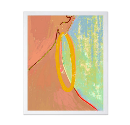 Golden Hoop Portrait