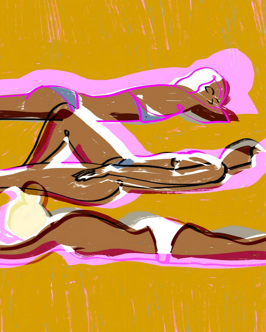 Sunbathing Figures