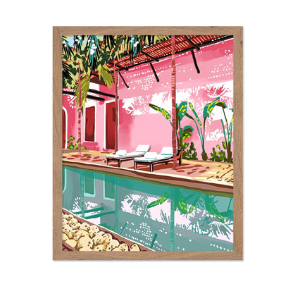 Pink Tropical Pool