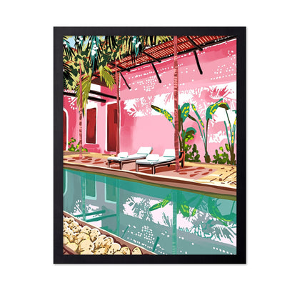 Pink Tropical Pool