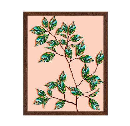 Patterned Leaf Branch