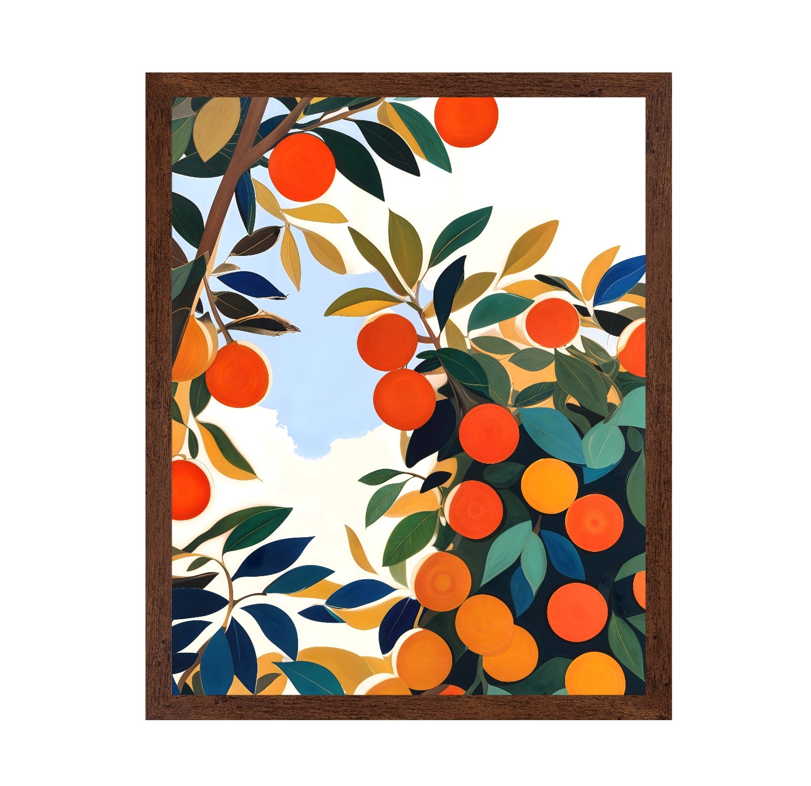 Sunlit Orange Branch