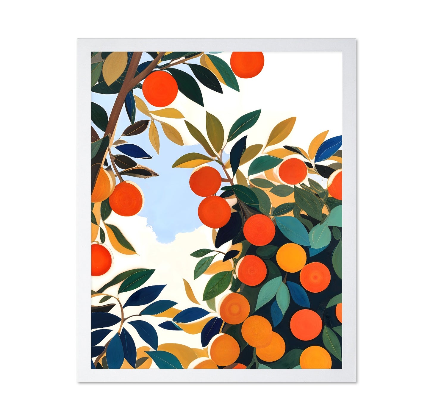 Sunlit Orange Branch