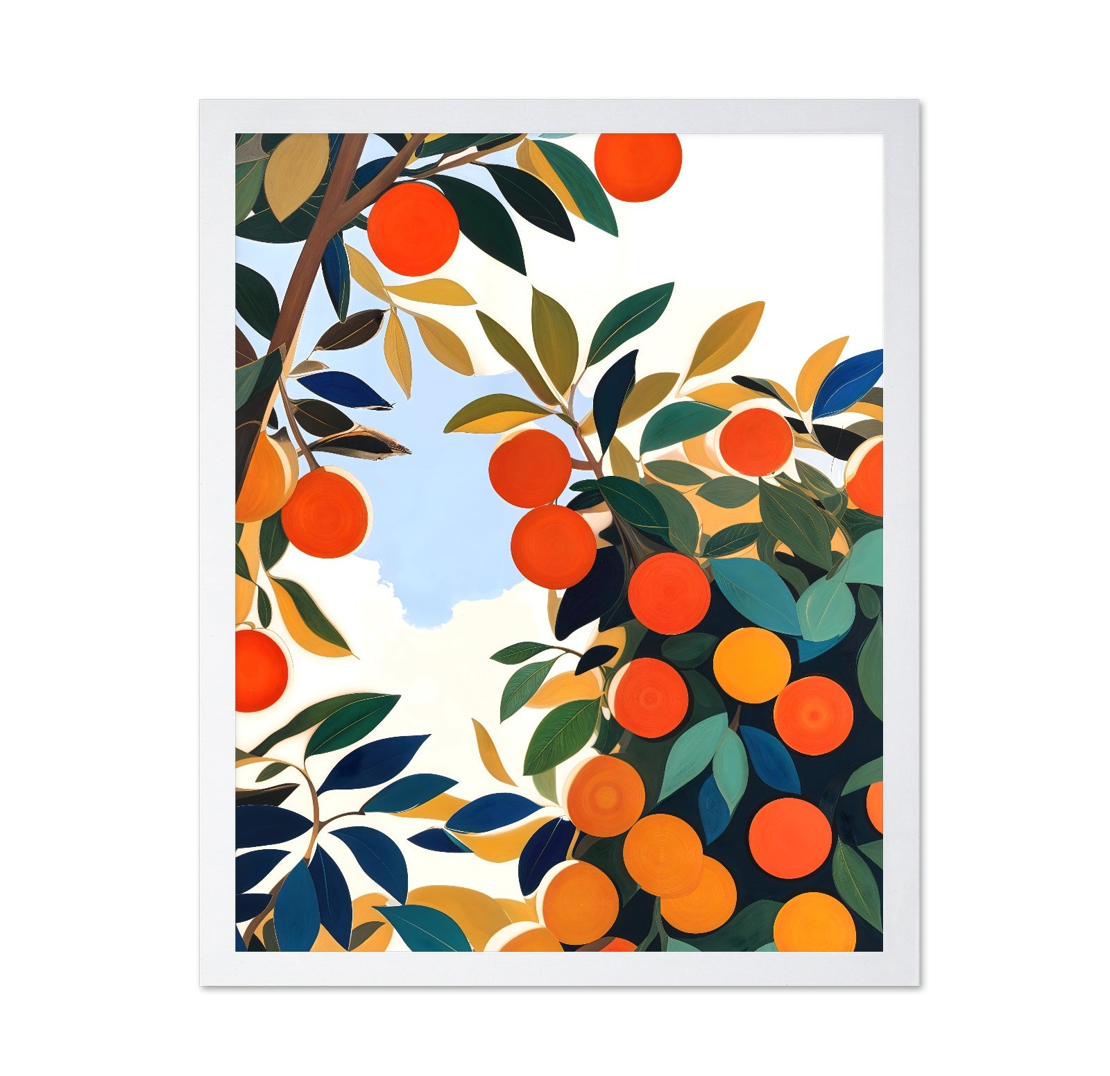 Sunlit Orange Branch