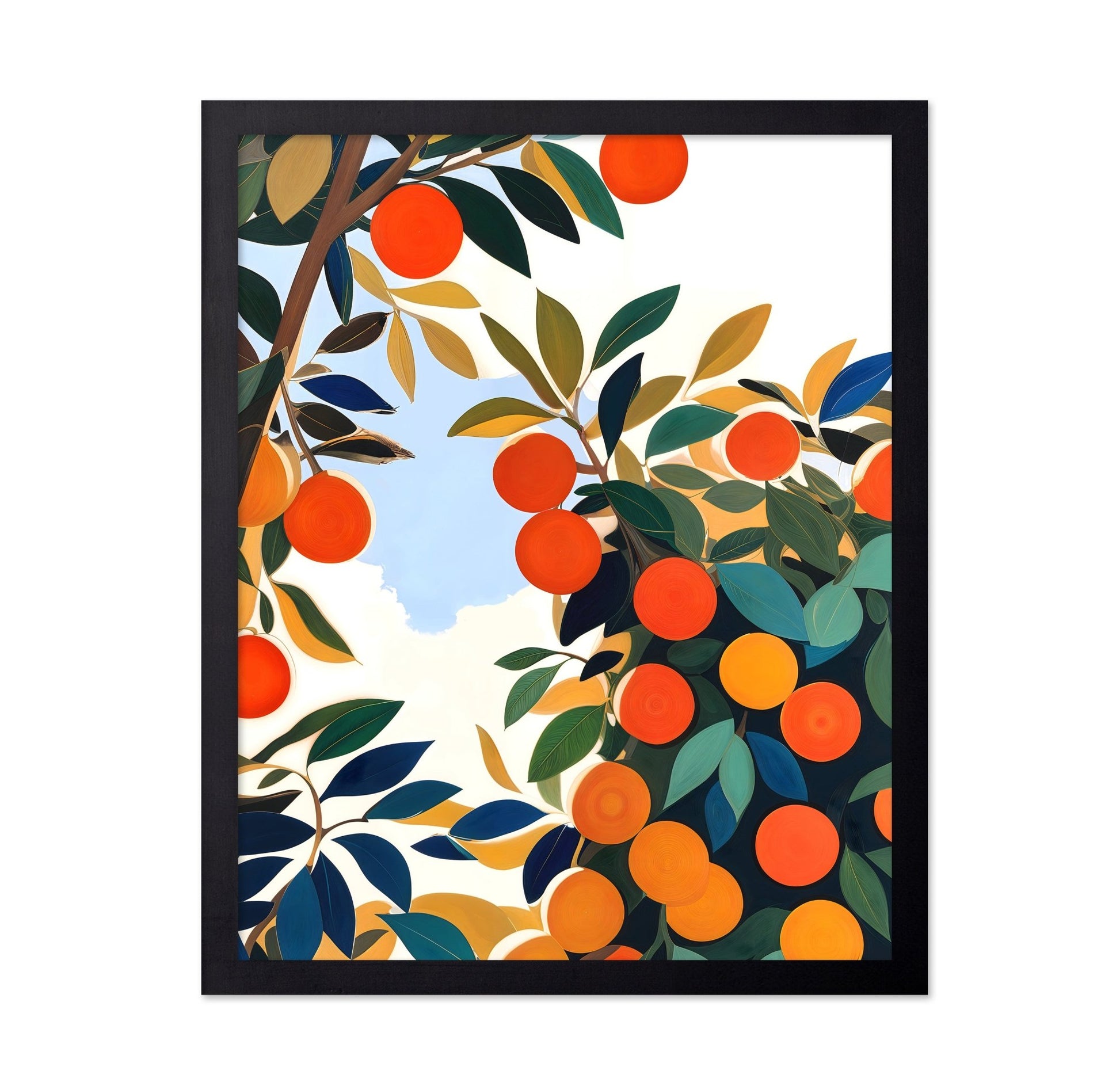 Sunlit Orange Branch