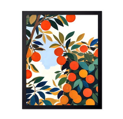 Sunlit Orange Branch
