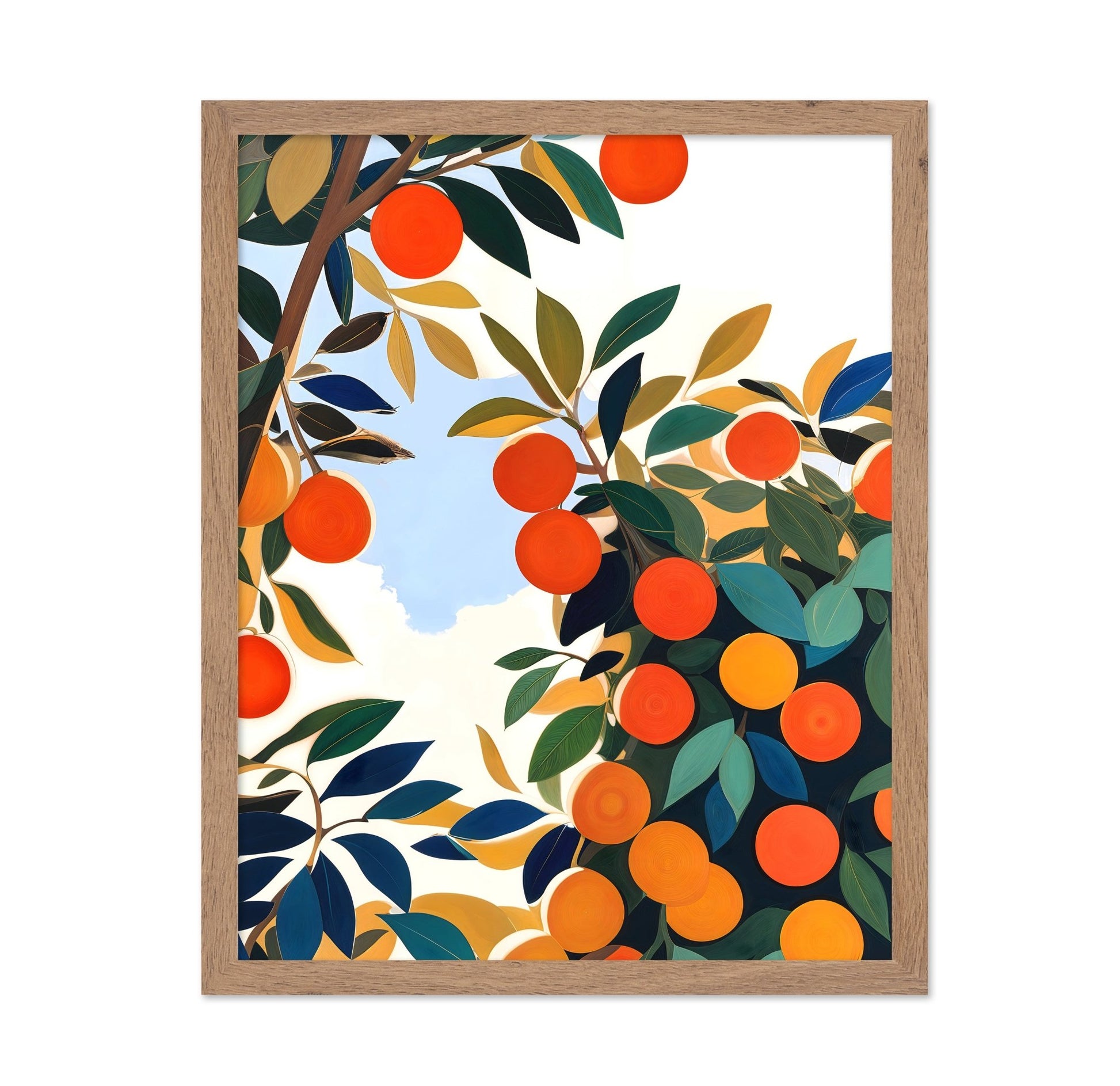 Sunlit Orange Branch