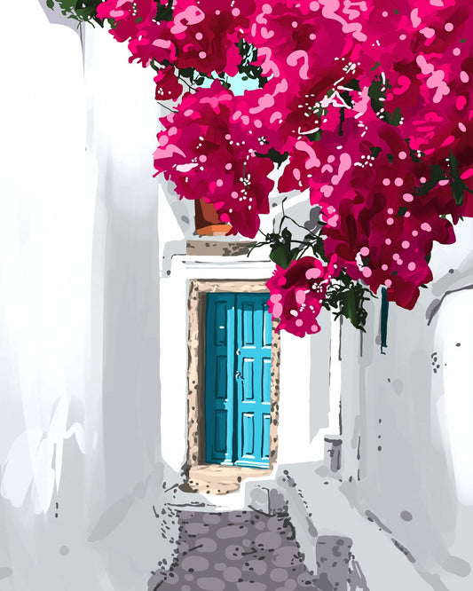 Blue Door Bougainvillea