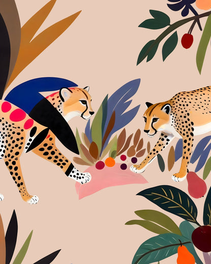 Cheetah Jungle Scene