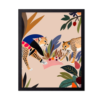 Cheetah Jungle Scene