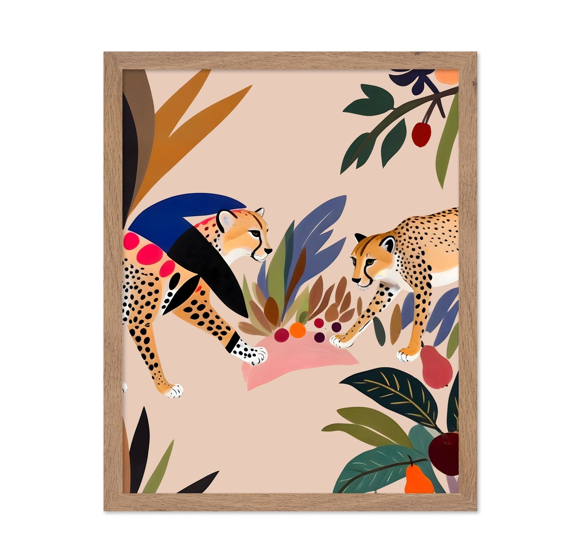 Cheetah Jungle Scene