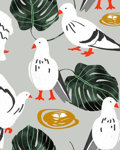 Pigeon Pattern Design