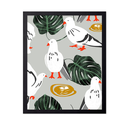 Pigeon Pattern Design