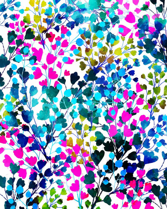 Colorful Heart Leaves