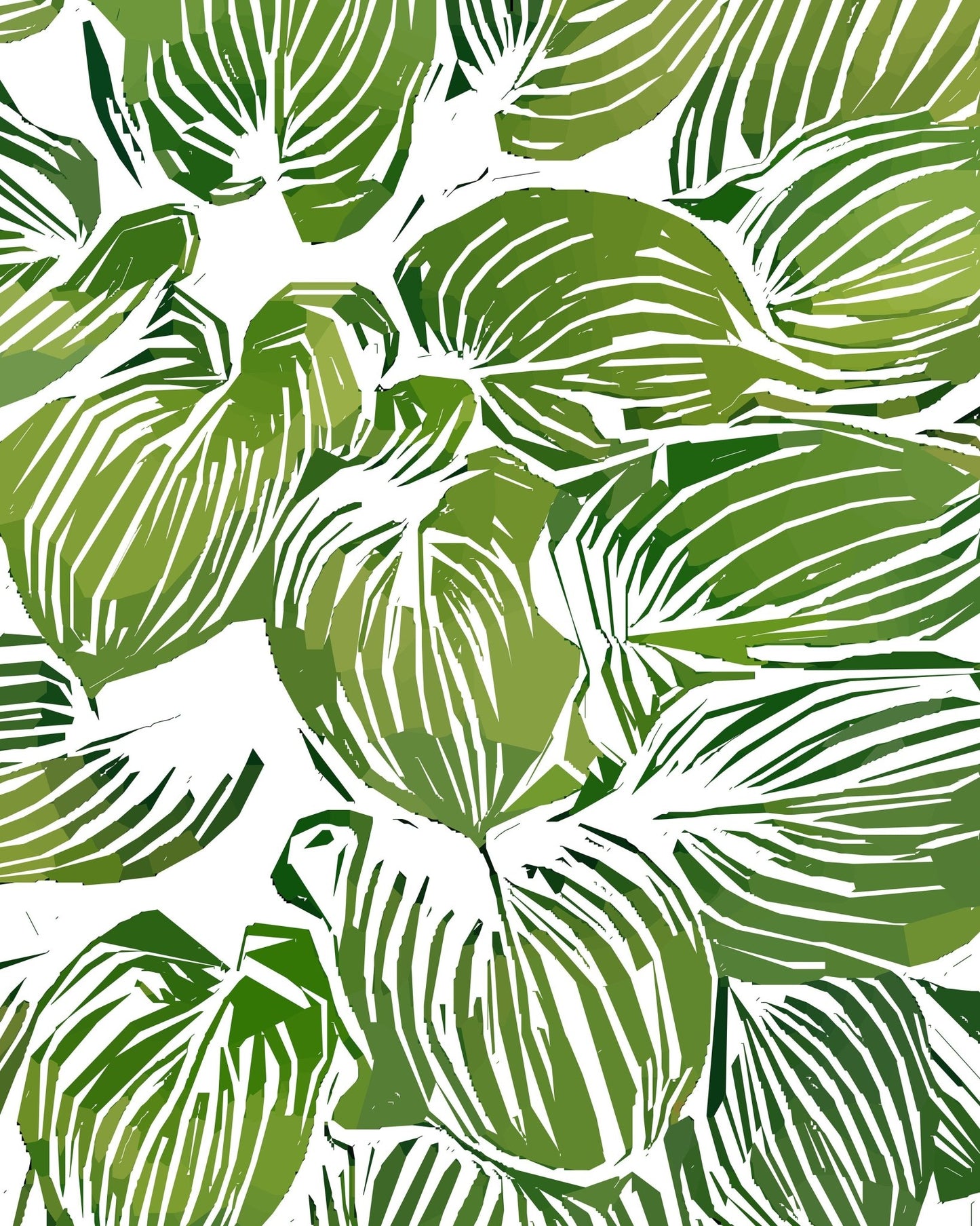 Green Leaf Pattern