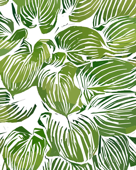 Green Leaf Pattern