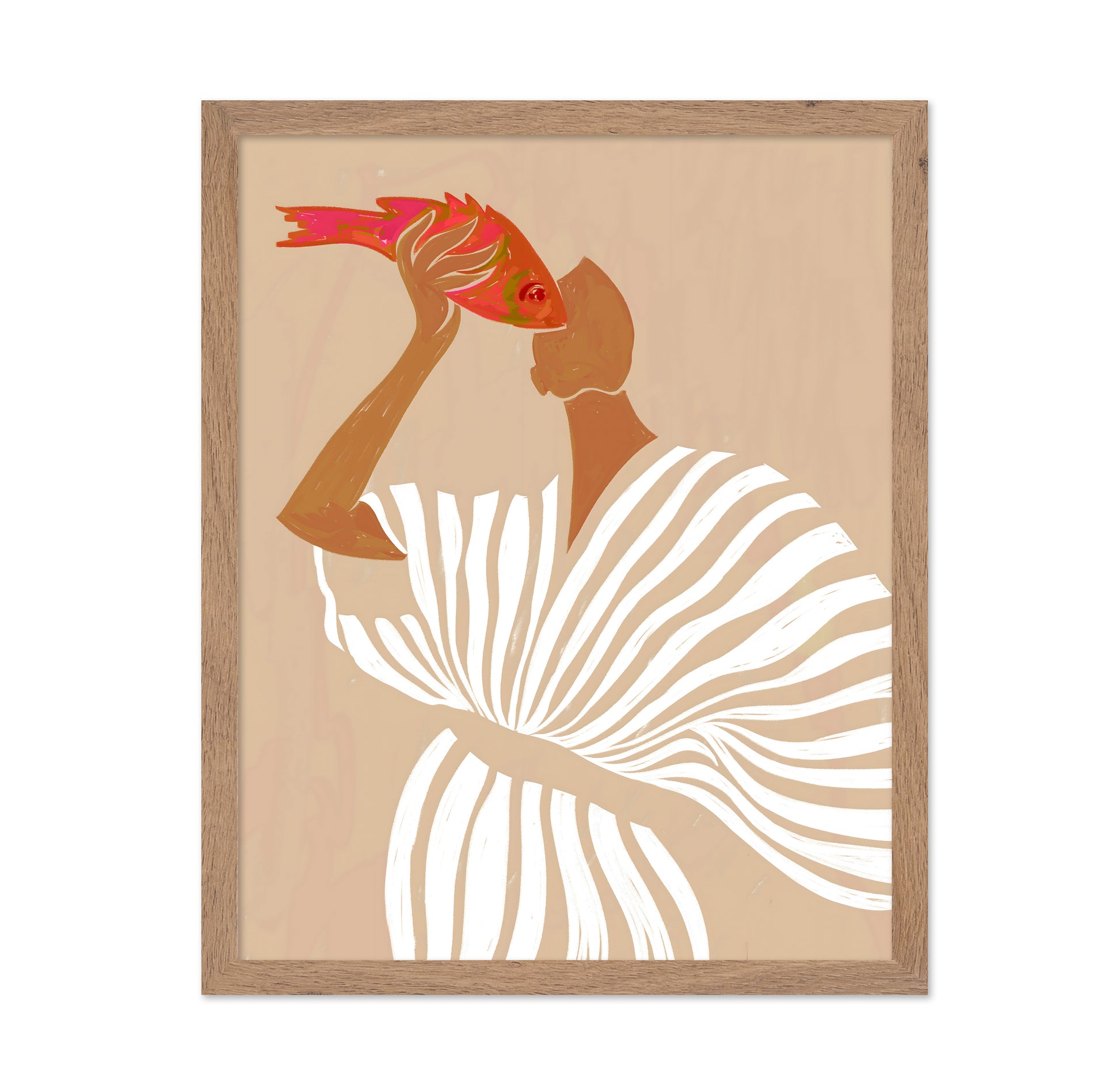 Woman With Red Fish
