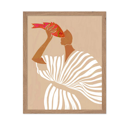 Woman With Red Fish