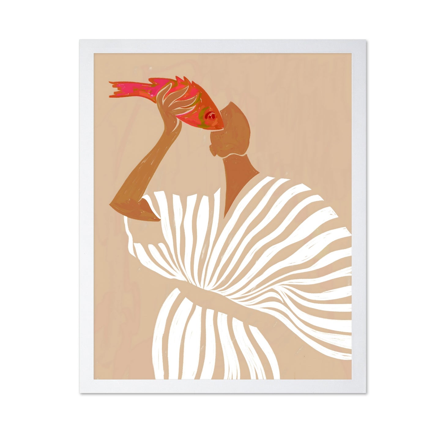 Woman With Red Fish