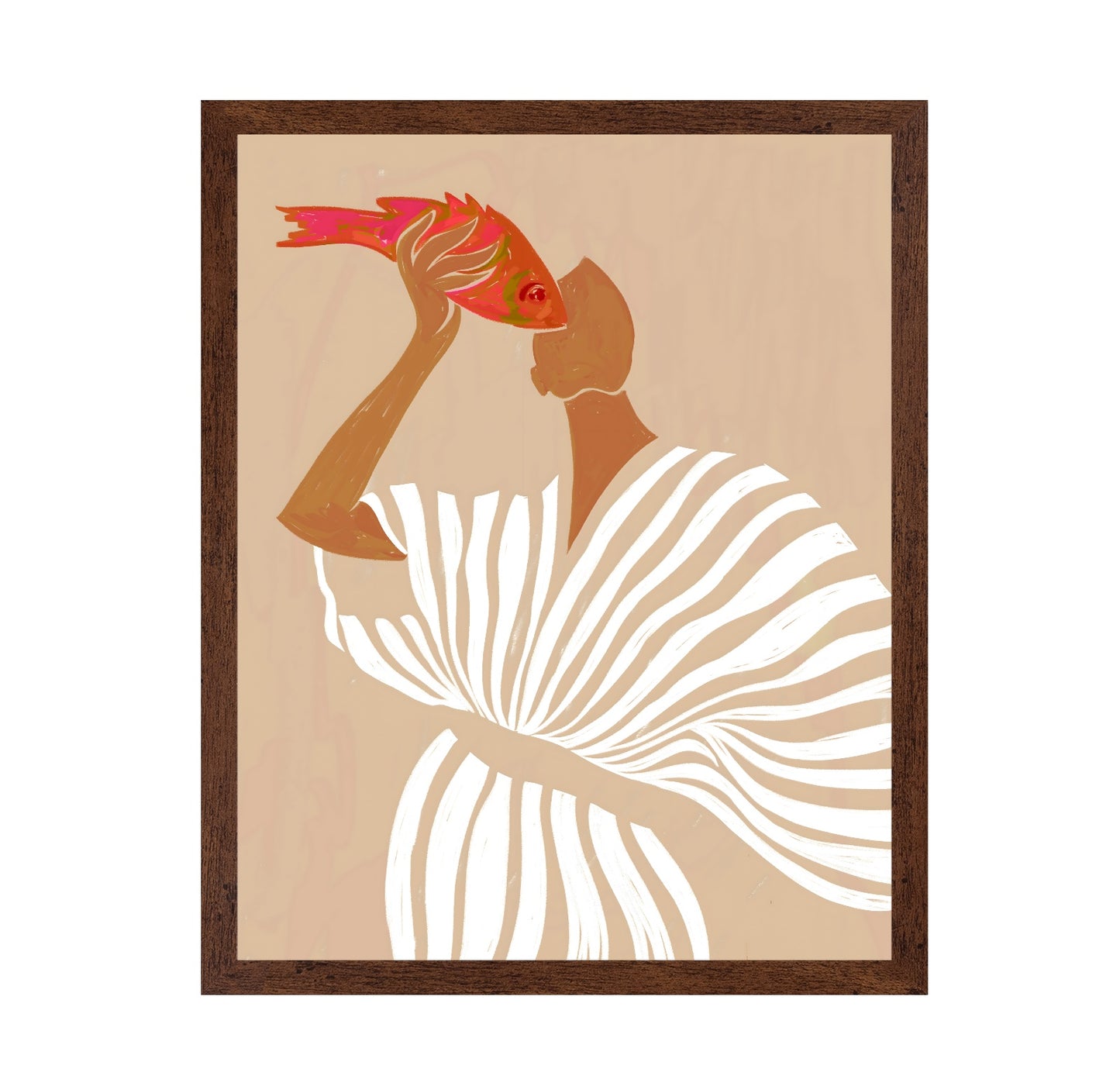 Woman With Red Fish