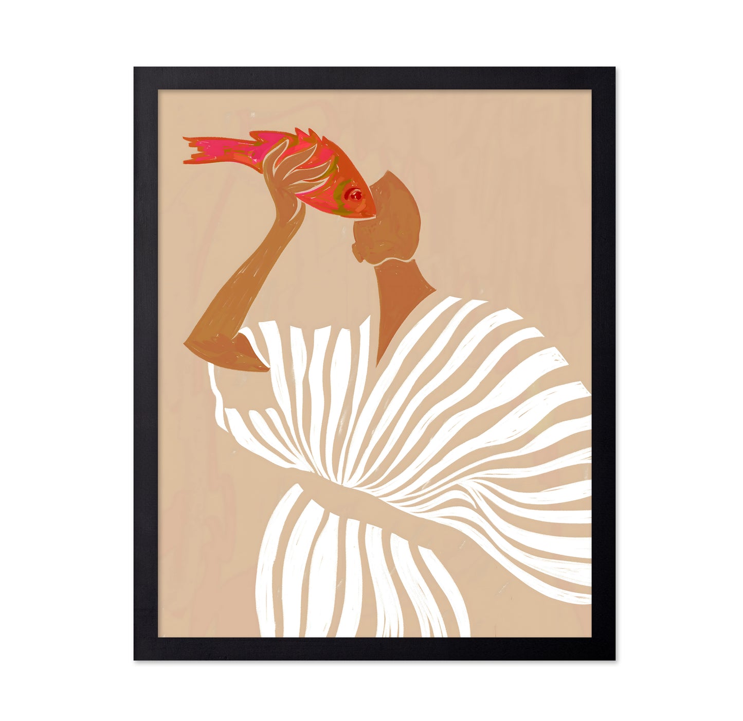 Woman With Red Fish