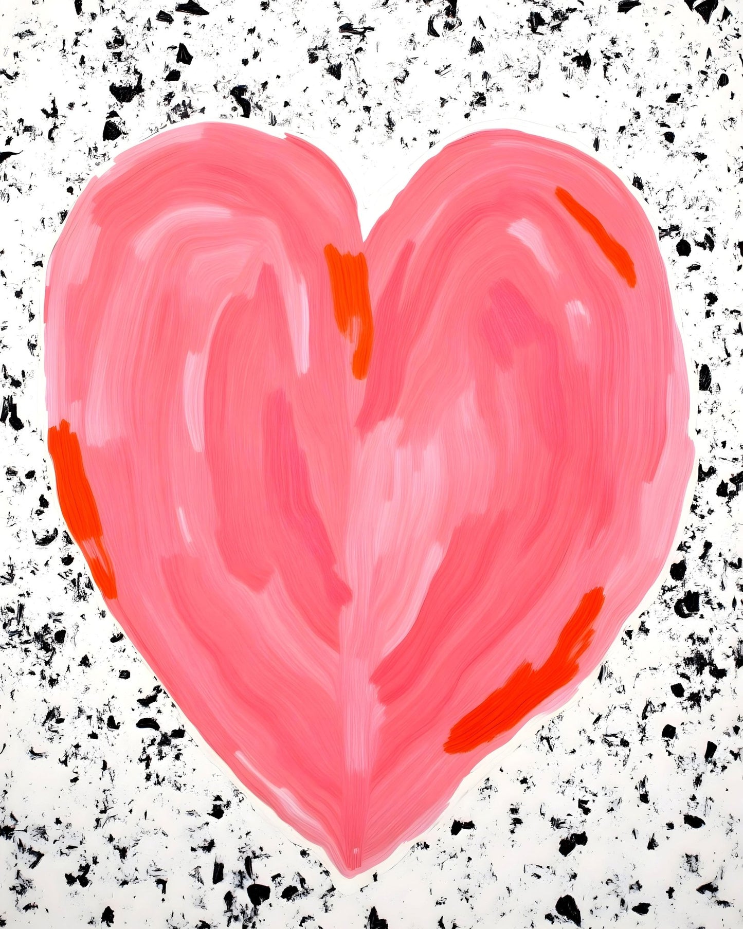 Pink Heart Canvas